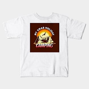 Christmas Holiday Camping T shirt Kids T-Shirt